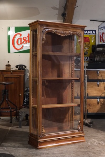 vitrine ancienne petite art nouveau style majorelle